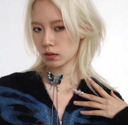 Layered Ear™ Butterfly Necklace