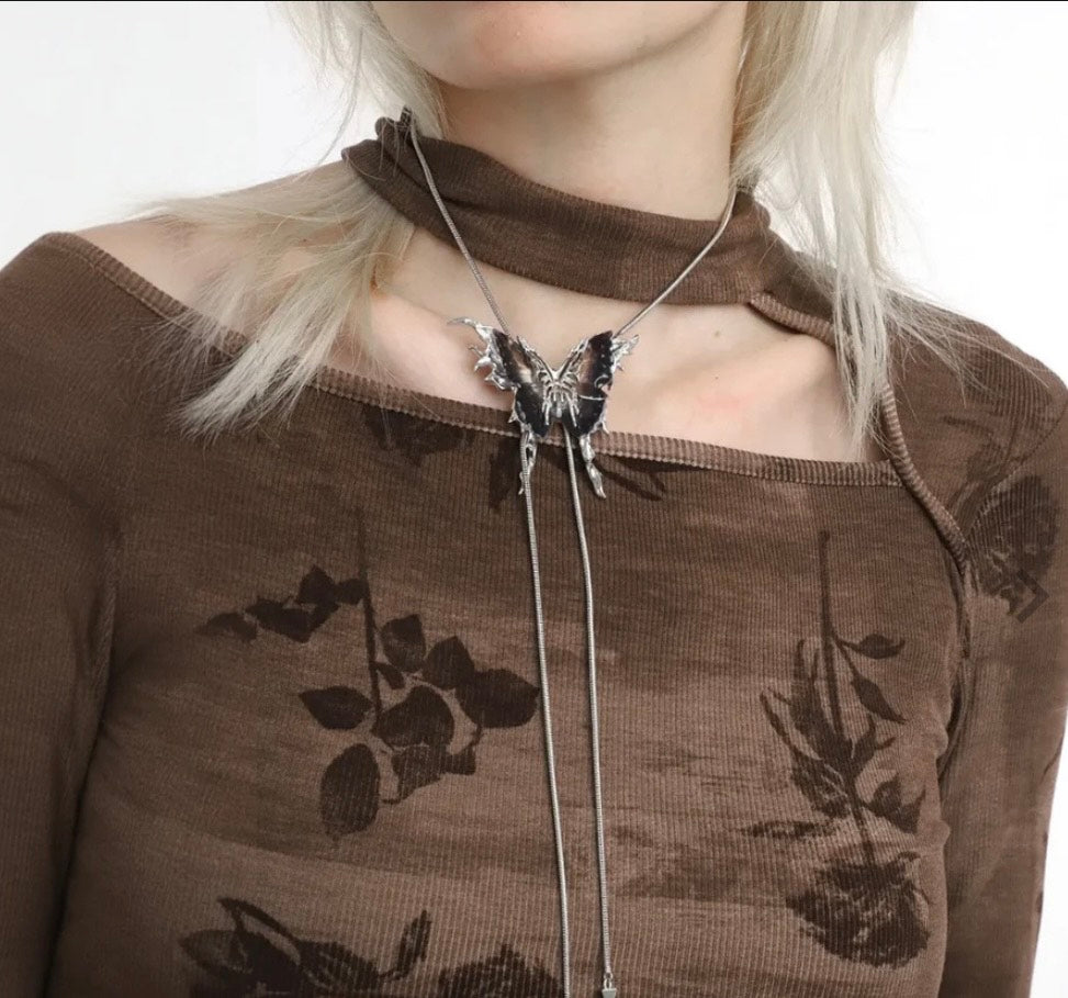 Layered Ear™ Butterfly Necklace