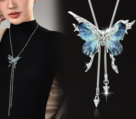 Layered Ear™ Butterfly Necklace